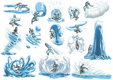 ArtStation - Avatar Waterbending Poses