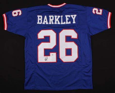 Saquon Barkley Signed Jersey (Beckett COA) | Pristine Auction