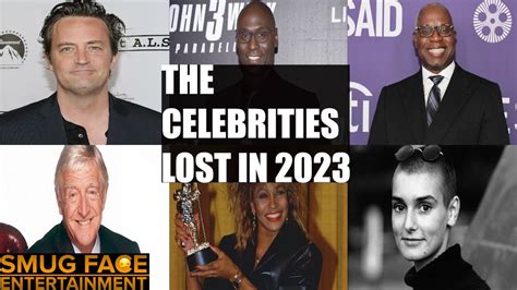 THE CELEBRITIES WE LOST IN 2023 - YouTube