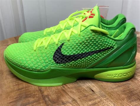 Official Photos of the Nike Kobe 6 Protro “Grinch” | Basketball shoes ...