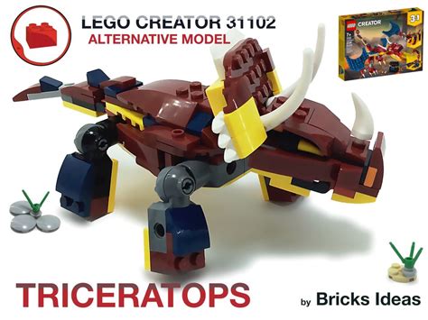 LEGO MOC Triceratops Dinosaur MOC - Lego Creator 31102 by Bricks Ideas ...