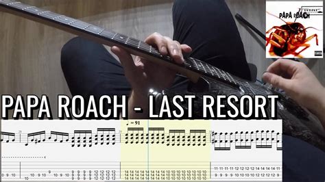 Papa Roach – Last Resort FULL POV Guitar Lesson With Tab - YouTube