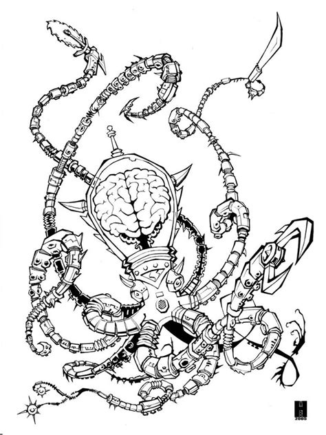 Robot Octopus by williamsquid on DeviantArt