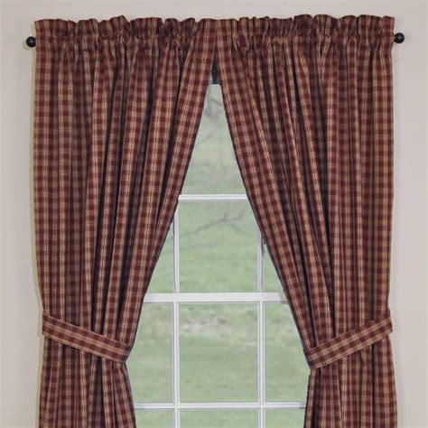 Country Style Curtains, Sturbridge, New England Style, Thing 1, Check Fabric, Window Curtains ...