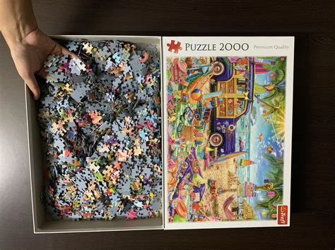 Finished a 1500 piece World Map, now starting on a 2000 piece Jigsaw ...