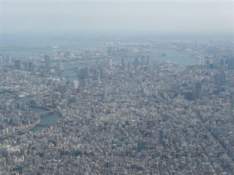 Monologue: Tokyo from air.