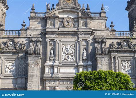 Metropolitan Cathedral at Zocalo, Mexico City, Mexico Stock Photo ...