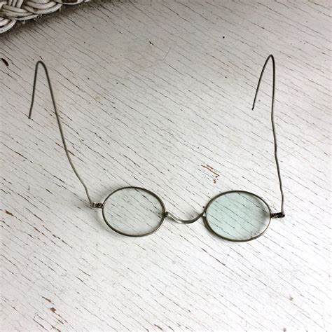 Antique Wire Reading Glasses Case Vintage Wire Frame Glasses | Etsy