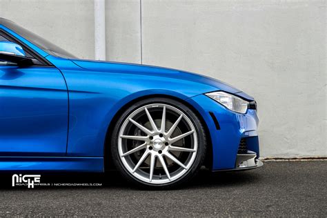 BMW 335 custom wheels Niche Surge - M112 20x8.5, ET +35, tire size 235/35 R20. 20x10.5 ET+35 255 ...