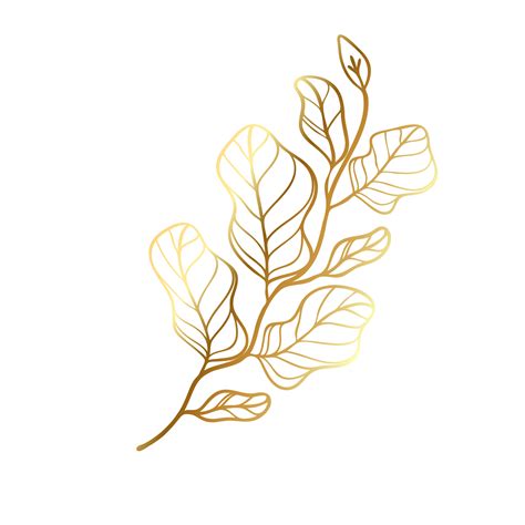 Element Leaf Gold. Leaf Gold Shape Free PNG 16716378 PNG