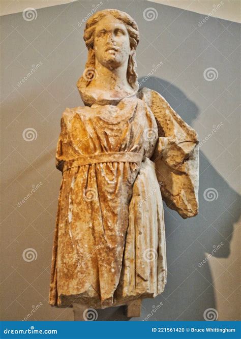 Ancient Greek Statue, Dionysus, Delphi Museum, Greece Editorial Image ...