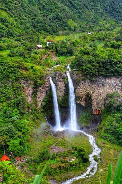 Beautiful Waterfalls in Baños Ecuador #hiking #camping #outdoors #nature #travel #backpacking # ...