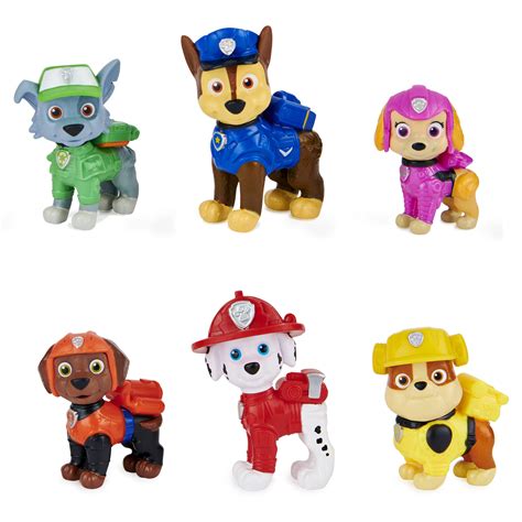 Buy Paw Patrol, Movie Pups Gift Pack with 6 Collectible Toy Figures ...