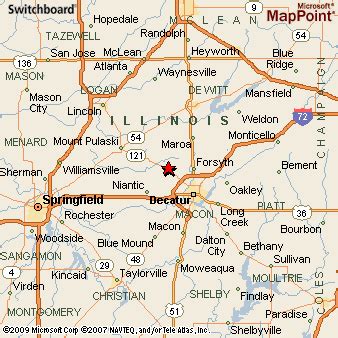 Where is Warrensburg, Illinois? see area map & more