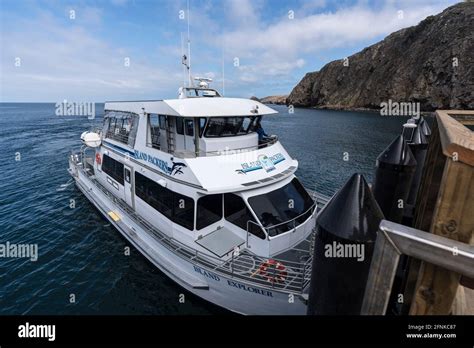 Channel Islands National Park, California, USA - May 11, 2021: Island Packers tourist boat ...