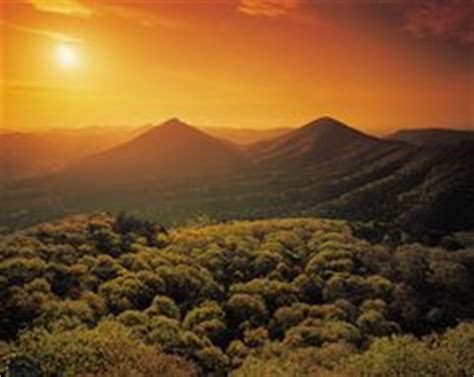 Sunrise from Brush Heap Mountain (Brushheap), Athens-Big Fork Trail, Ouachita National Forest ...