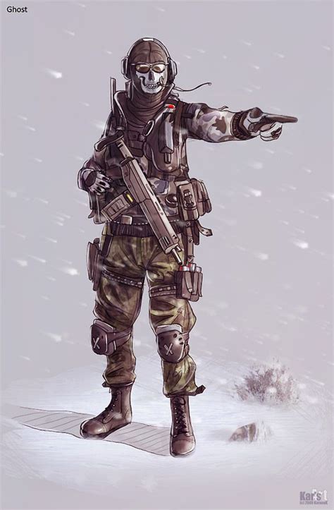 Ghost by KaranaK on deviantART | Call of duty, Modern warfare, Call of ...