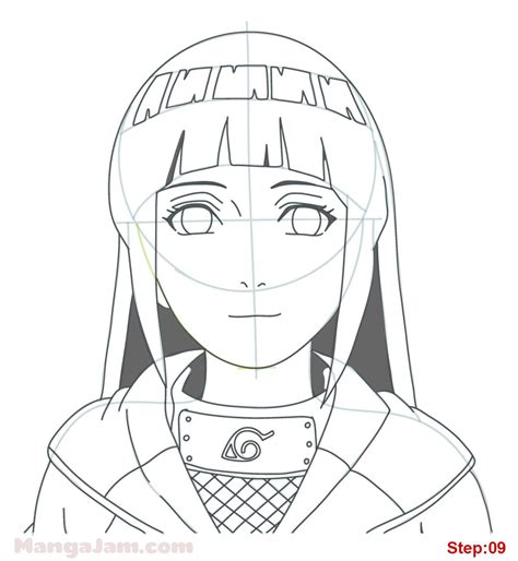 How To Draw Hinata From Naruto Anime Sketchok Easy Drawing Guides | Porn Sex Picture