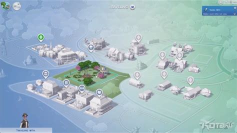 The Sims 4 - Map View Screen!