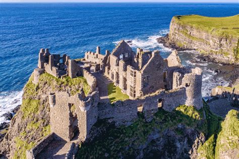 Digital recreation of Dunluce Castle, Co. Antrim : r/ireland