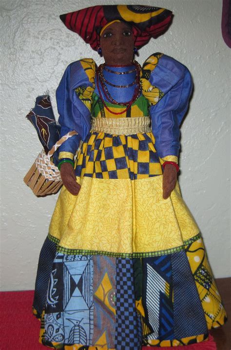 My friend, Mary and I was inspired years ago by the Herero Women. We created these dolls.