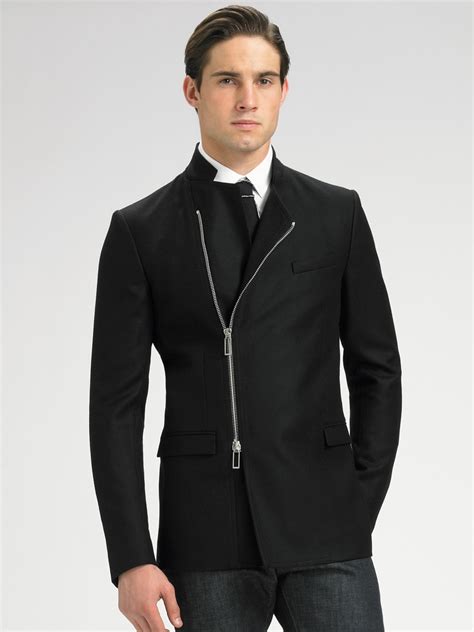 Lyst - Dior Homme Asymmetric Blazer in Black for Men