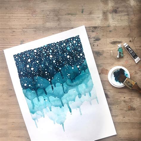 Abstract layered watercolor painting...Amanda Michele | Artist ...