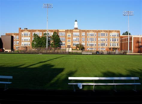 Cleveland Heights, OH : West Side of Cleveland Heights High School ...