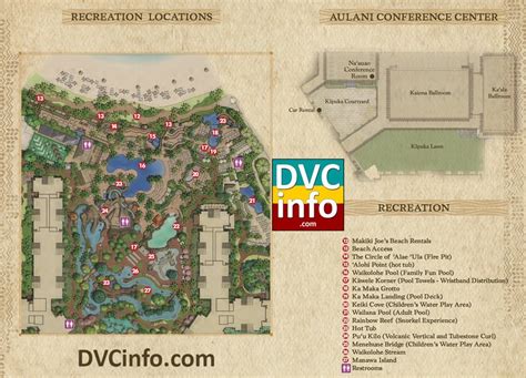 Aulani, Disney Vacation Club Villas - Resort Map | DVCinfo Community