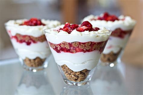 Ruby-Red Summer Berry Cheesecake In A Glass