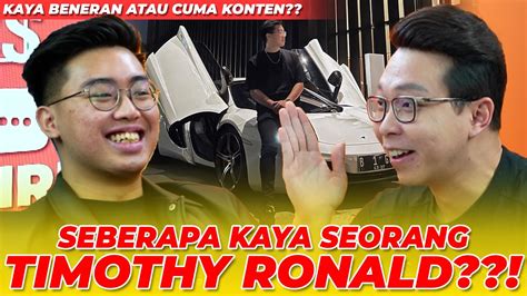 SONGONG! SEBERAPA KAYA TIMOTHY RONALD??! - YouTube