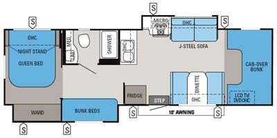 2014 Jayco Greyhawk Specs & Floorplans