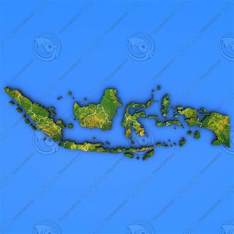 3d Peta Indonesia