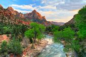 Free picture: virgin, river, Zion, national park