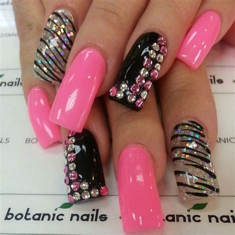 100 best Bling Nail Art images on Pinterest | Nail decorations, Belle nails and Bling nail art