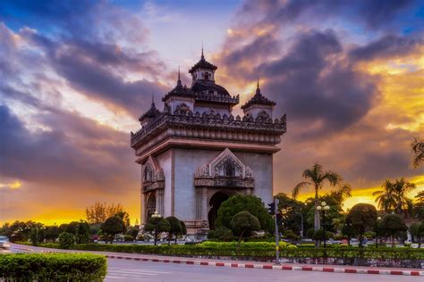 Patuxai literally meaning Victory Gate in Vientiane,Laos 19885368 Stock Photo at Vecteezy