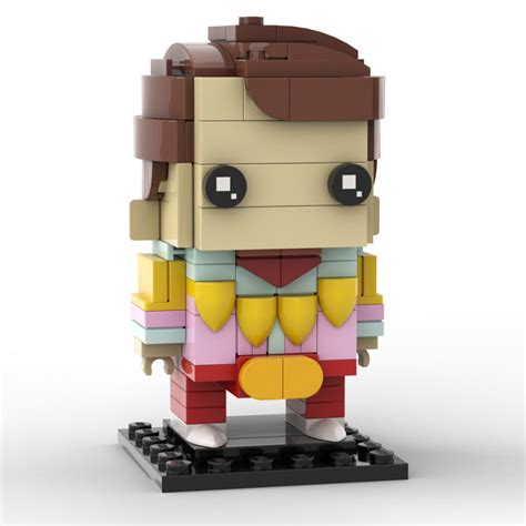 Custom Lego Marty McFly Back to the Future III MOC Brickheadz