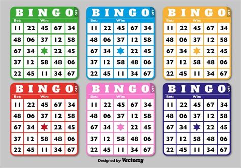 Download Classic Bingo cards Vector Art. Choose from over a million ...