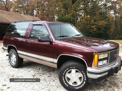 1998 Gmc yukon 2-door for sale