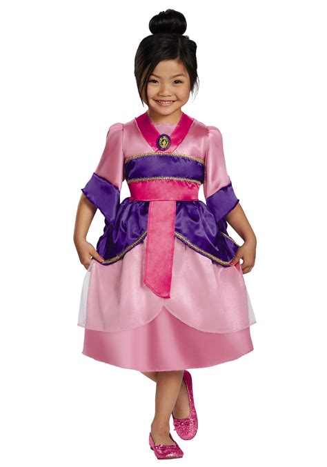 Girls Mulan Sparkle Classic Costume