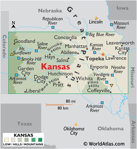 Geography of Kansas - World Atlas