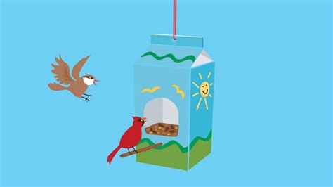 Make a Milk Carton Bird Feeder | PJ Library