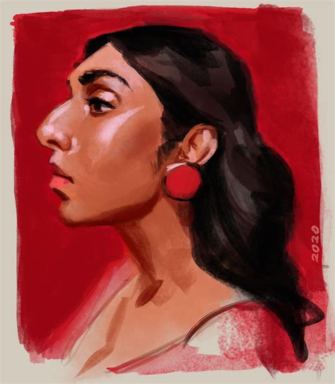 Watercolor portrait study - Finished Artworks - Krita Artists