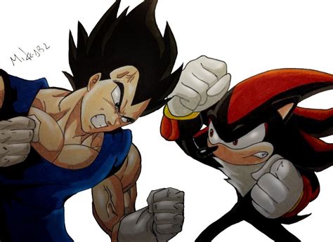 Vegeta vs shadow Gohan, O Goku, Krillin, Shadow The Hedgehog, Sonic The Hedgehog, Dragon Ball Z ...