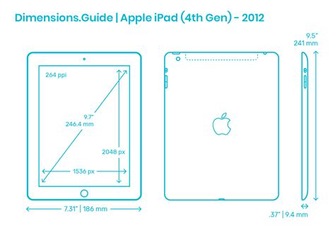 Ipad Sizes Dimensions