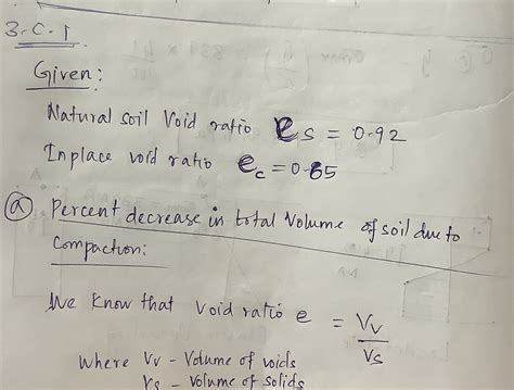 [Solved] . 3.C.1 It is known that the natural soil at a construction site... | Course Hero