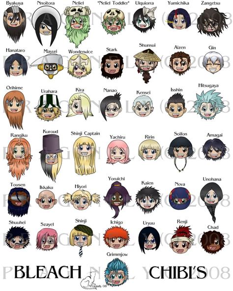 Bleach Chibis | Bleach anime, Bleach characters, Anime character names