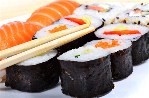 Rice and Vegetable Roll Sushi Stock Photo 01 free download