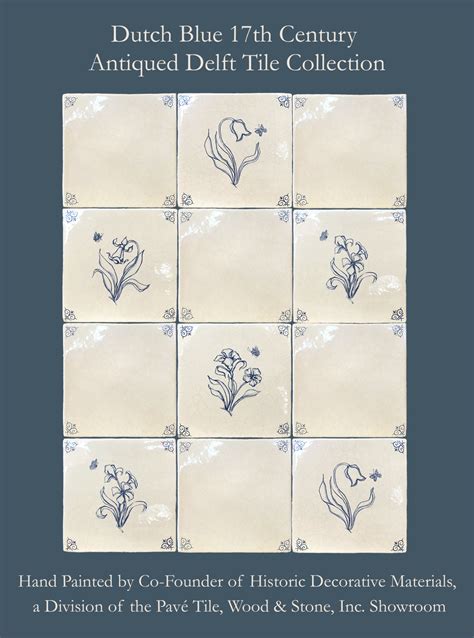 Antique Delft Tiles for a Delft Tile Kitchen Backsplash and Fireplace ...