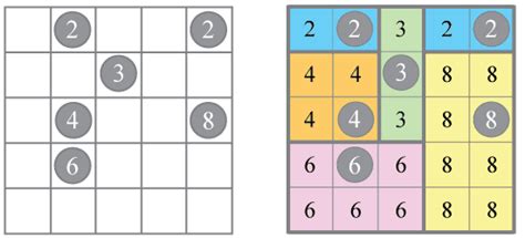 Printable Shikaku (Sikaku) Nikoli number and logic puzzles for math ...